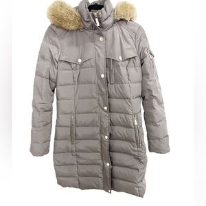 Michael Kors Grey Fur Winter Coat